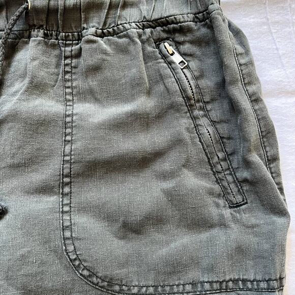 Blank NYC High Rise Linen Cargo Joggers Size 30 - Picture 4 of 6